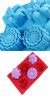 flower shaped 6 cav bakery tools silicone cake mold for pastry